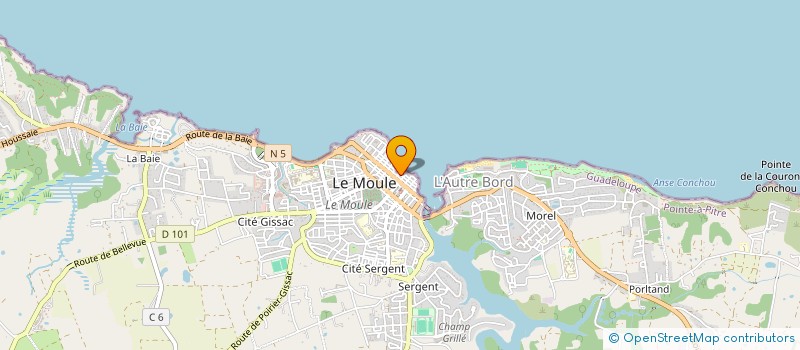 localisation de l'entreprise SCI L'ACROPOLE à LE MOULE