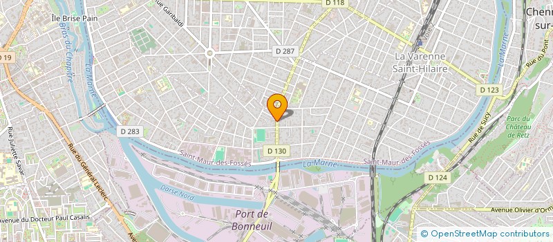 localisation de l'entreprise SCI L'ACROPOLE à SAINT-MAUR-DES-FOSSES