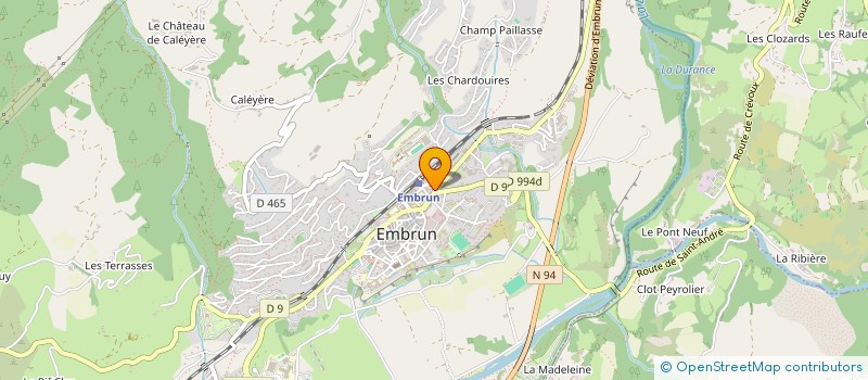 localisation de l'entreprise SCI L'ACTIVE  EMBRUN