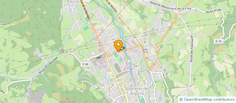 localisation de l'entreprise SCI L'ADOUR  BAGNERES-DE-BIGORRE