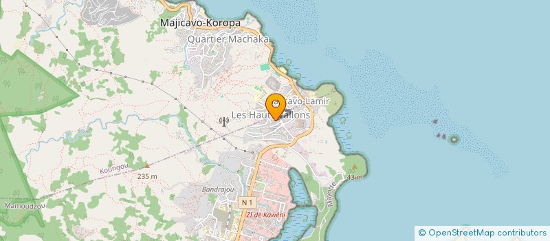 localisation de l'entreprise SCI L'ADRESSE à MAMOUDZOU