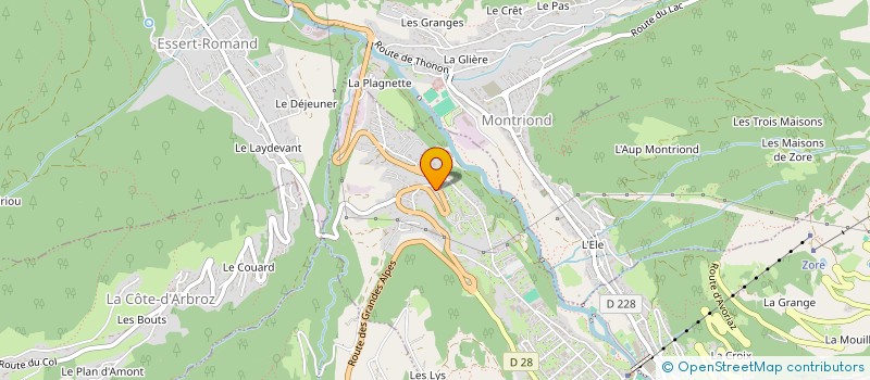localisation de l'entreprise SCI L ADRET à MORZINE