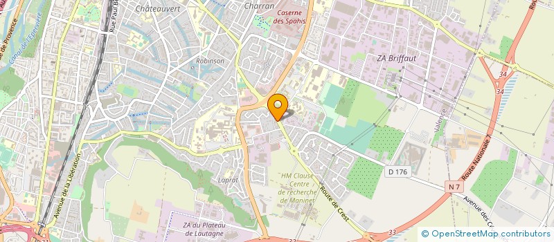 localisation de l'entreprise SCI L'ADRIENNE à VALENCE