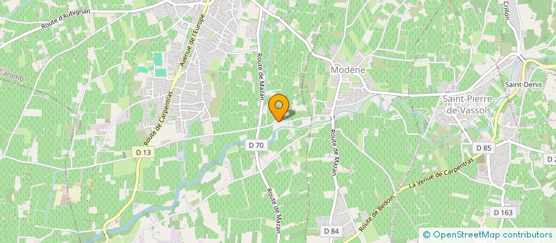 localisation de l'entreprise SCI L'ADROIT  CAROMB