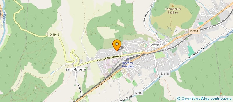 localisation de l'entreprise SCI L'ADROIT  VEYNES