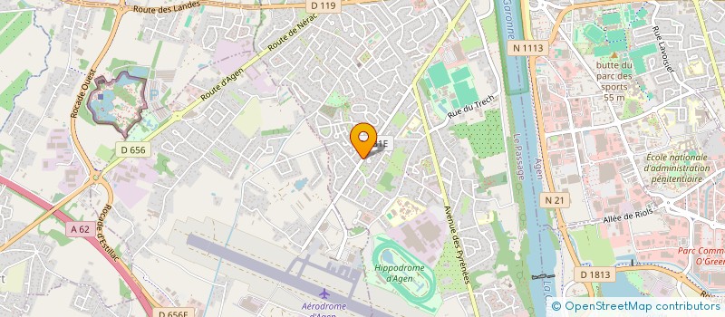 localisation de l'entreprise SCI L'AEROPORT  LE PASSAGE