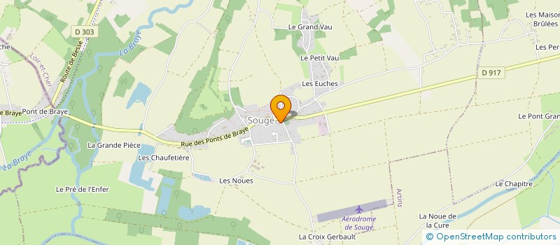 localisation de l'entreprise SCI L'AFFABLE à SOUGE