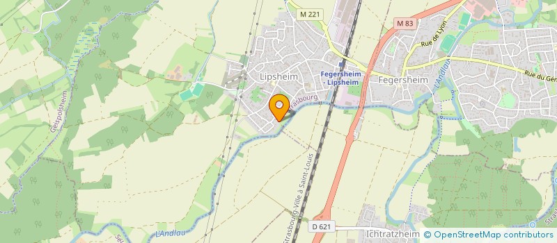 localisation de l'entreprise SCI L'AFFENAGE  ICHTRATZHEIM