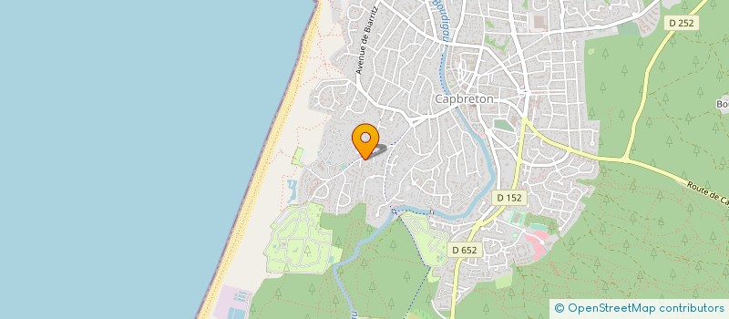 localisation de l'entreprise SCI L AFICION  CAPBRETON