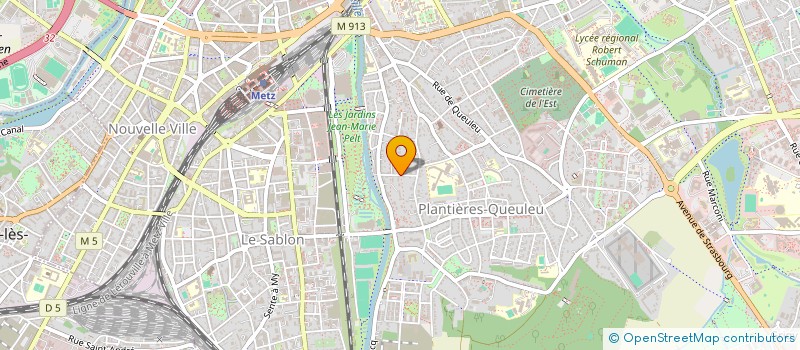 localisation de l'entreprise SCI L'AFTER 2  METZ