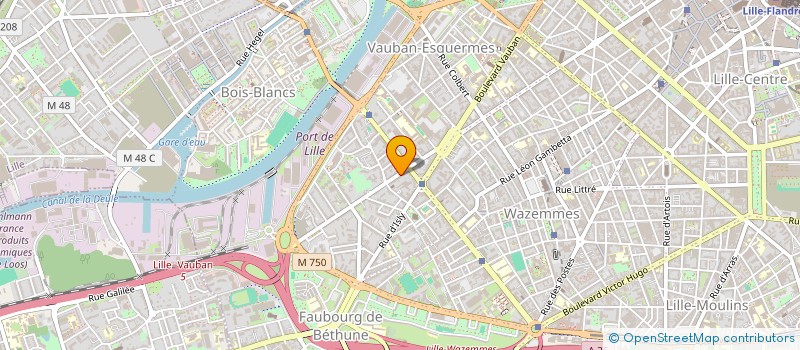 localisation de l'entreprise SCI L'AGAPANTHE à LILLE