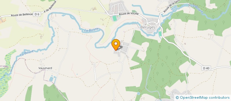 localisation de l'entreprise SCI L'AGAPANTHES  BERUGES