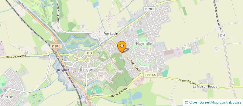 localisation de l'entreprise SCI L'AGAPIE  BERGUES