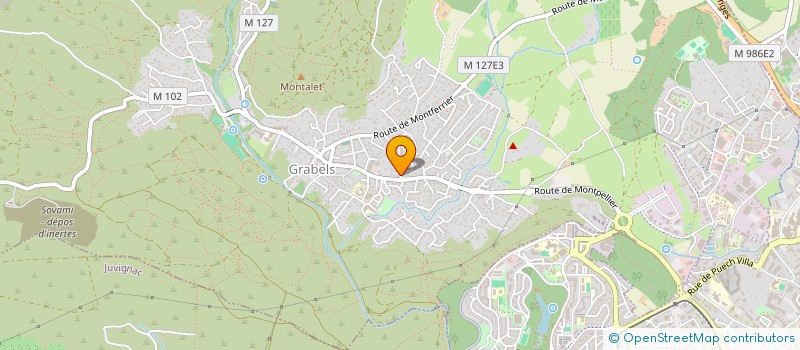 localisation de l'entreprise SCI L'AGENCE  GRABELS