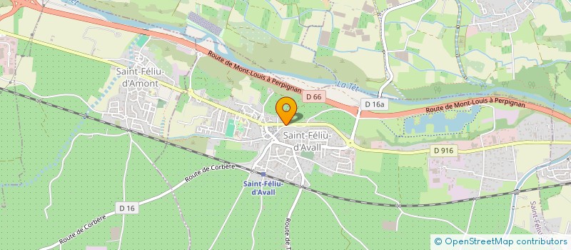 localisation de l'entreprise SCI L AGLY  SAINT-FELIU-D'AVALL