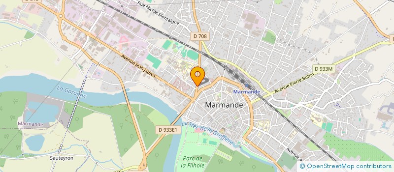 localisation de l'entreprise SCI L'AGORA  MARMANDE