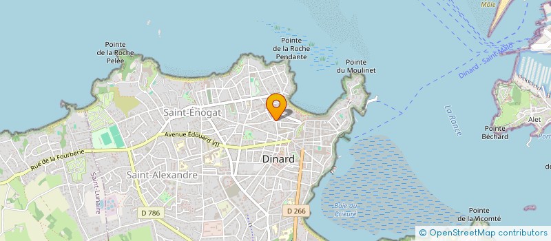 localisation de l'entreprise SCI L'AGOT  DINARD