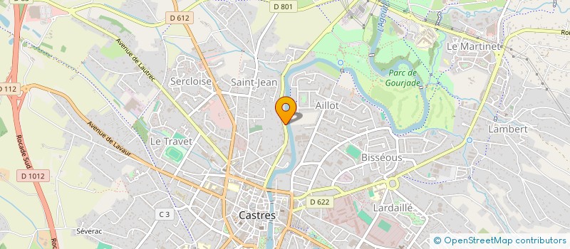 localisation de l'entreprise SCI L'AGOUT D'EAU  CASTRES