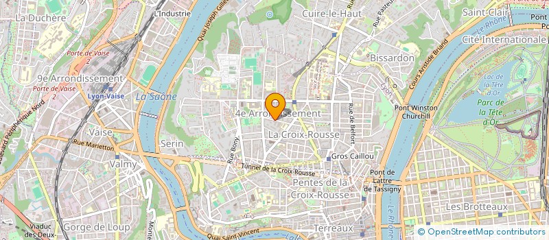 localisation de l'entreprise SCI L'AGRICOLE DE DIE  LYON