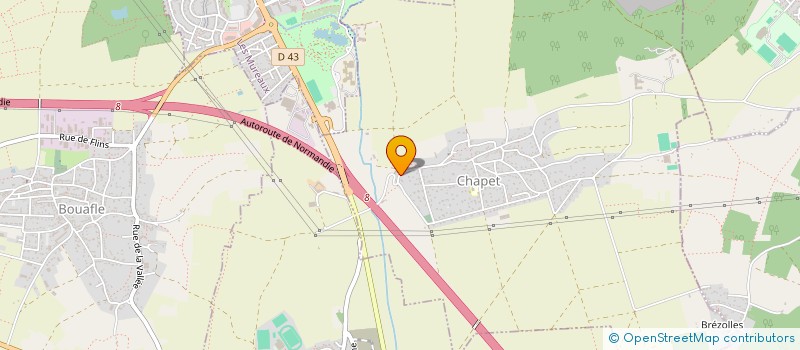 localisation de l'entreprise SCI L'AIGLE à CHAPET