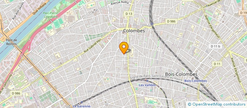 localisation de l'entreprise SCI L'AIGLE  COLOMBES