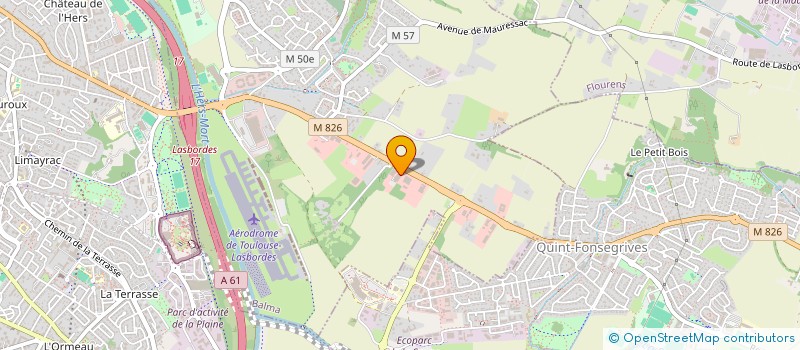 localisation de l'entreprise SCI L'AIGLE  QUINT-FONSEGRIVES