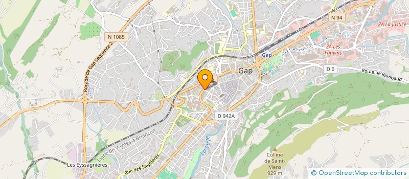 localisation de l'entreprise SCI L'AIGLON  GAP