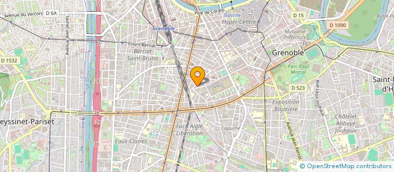 localisation de l'entreprise SCI L'AIGLON à GRENOBLE