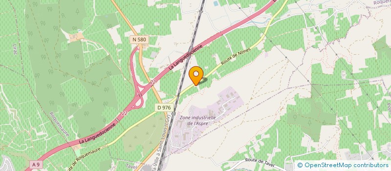 localisation de l'entreprise SCI L AIGOUAL JMV  ROQUEMAURE