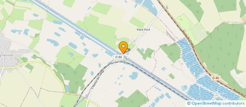 localisation de l'entreprise SCI L'AIGRETTE  SAIGNEVILLE