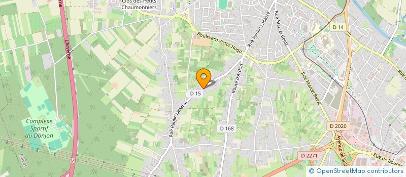 localisation de l'entreprise SCI L AIGUE MARINE à OLIVET
