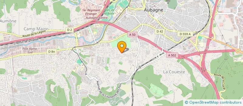 localisation de l'entreprise SCI L AIGUILLETTE à AUBAGNE