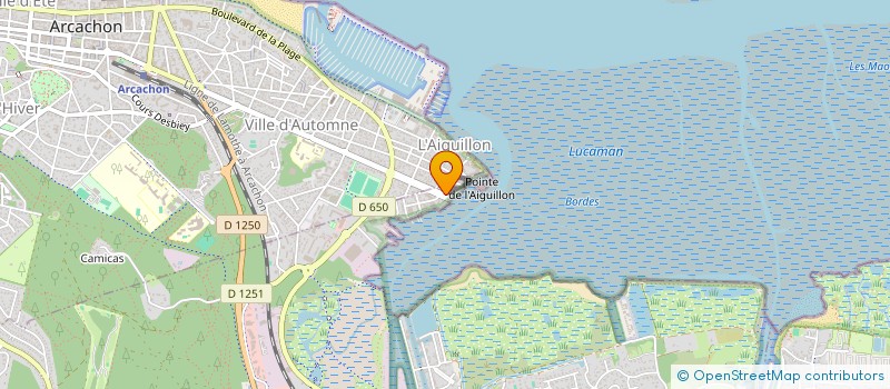 localisation de l'entreprise SCI L'AIGUILLON à LA TESTE DE BUCH