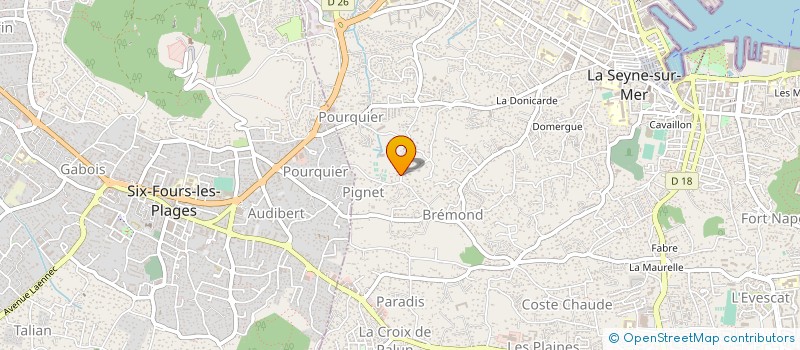 localisation de l'entreprise SCI L AIGUILLON à LA SEYNE SUR MER