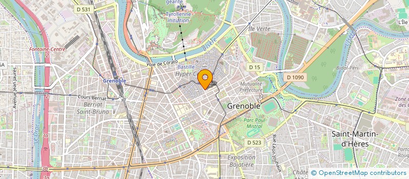 localisation de l'entreprise SCI L'AIGUILLON  GRENOBLE