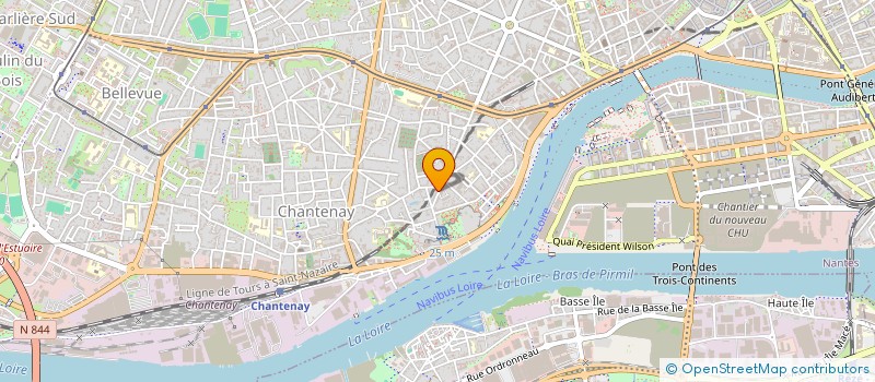 localisation de l'entreprise SCI L'AILLERIE à NANTES