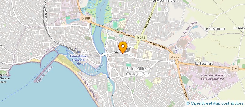 localisation de l'entreprise SCI L'AIR DES PINS à SAINT-GILLES-CROIX-DE-VIE