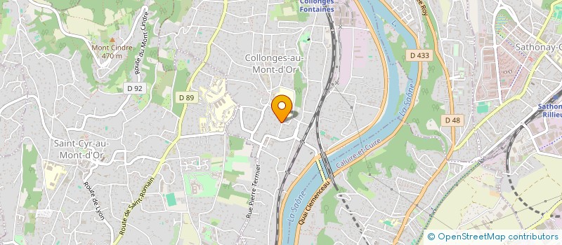 localisation de l'entreprise SCI L'AIRE  COLLONGES-AU-MONT-D'OR