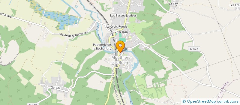 localisation de l'entreprise SCI L'AIRE DU ROC à MOUTHIERS-SUR-BOEME