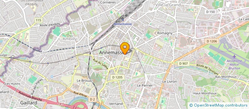 localisation de l'entreprise SCI L AIRELLE à ANNEMASSE