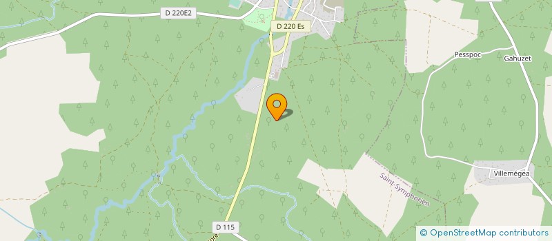 localisation de l'entreprise SCI L'AIRIAL C.W  SAINT-SYMPHORIEN