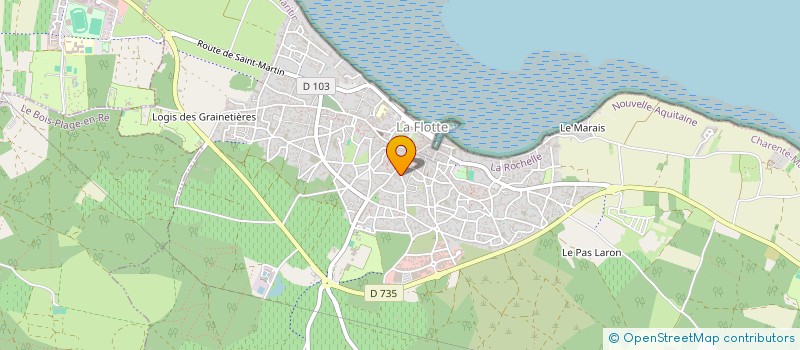 localisation de l'entreprise SCI L'AIRMORIN  LA FLOTTE