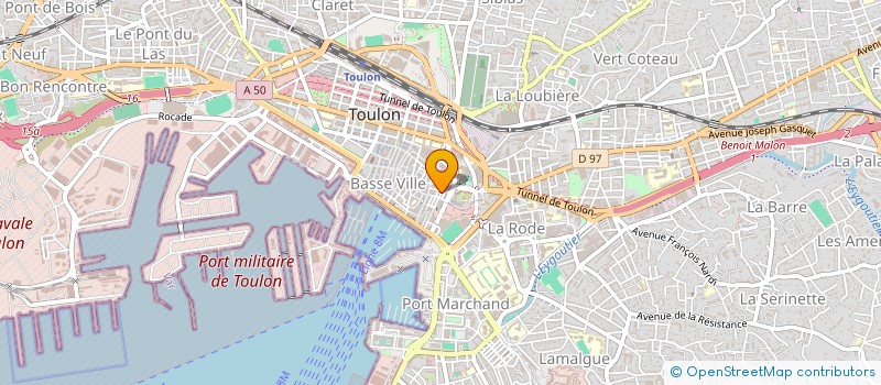 localisation de l'entreprise SCI L'AJOUCADO à TOULON