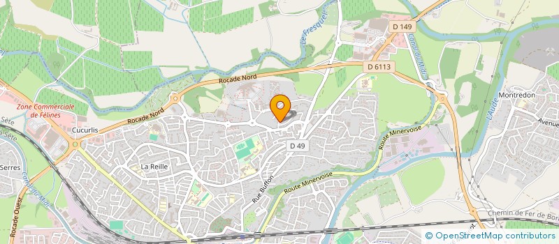 localisation de l'entreprise SCI L'ALARIC à CARCASSONNE