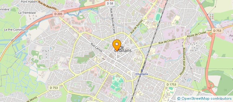 localisation de l'entreprise SCI L ALBANERA à CHALLANS