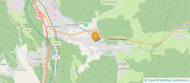 localisation de l'entreprise SCI L'ALBAREDE à SAINT-PAUL-DE-JARRAT