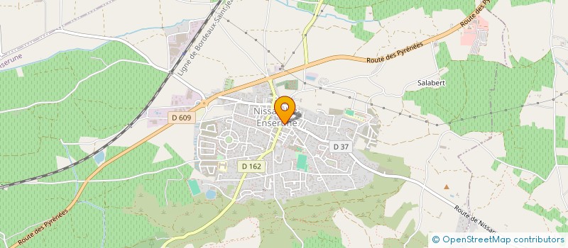 localisation de l'entreprise SCI L ALBATROS  NISSAN-LEZ-ENSERUNE