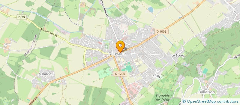 localisation de l'entreprise SCI L'ALBATROS  DOUVAINE