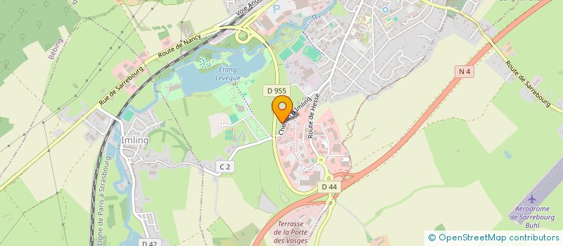 localisation de l'entreprise SCI L ALBATROS à SARREBOURG