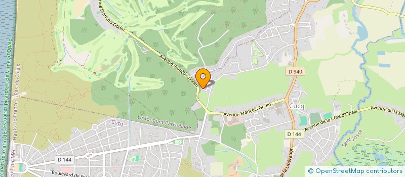 localisation de l'entreprise SCI L'ALBATROS à CUCQ